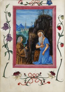 Gian Giacomo Trivulzio con San Girolamo nel libro d